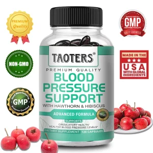 Blood Pressure Support Supplement - Supports Circulation, Brain Health, Heart Health