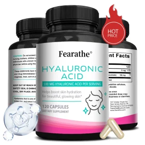 Hyaluronic Acid Supplements - Helps Promote Skin Hydration  Combats Collagen Loss, Supports Joints